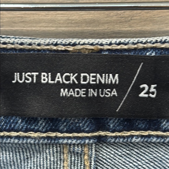 Just Black Medium Blue Wide Leg Jeans - Picture 5 of 8
